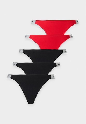 HUGO - Tanga en negro: frente