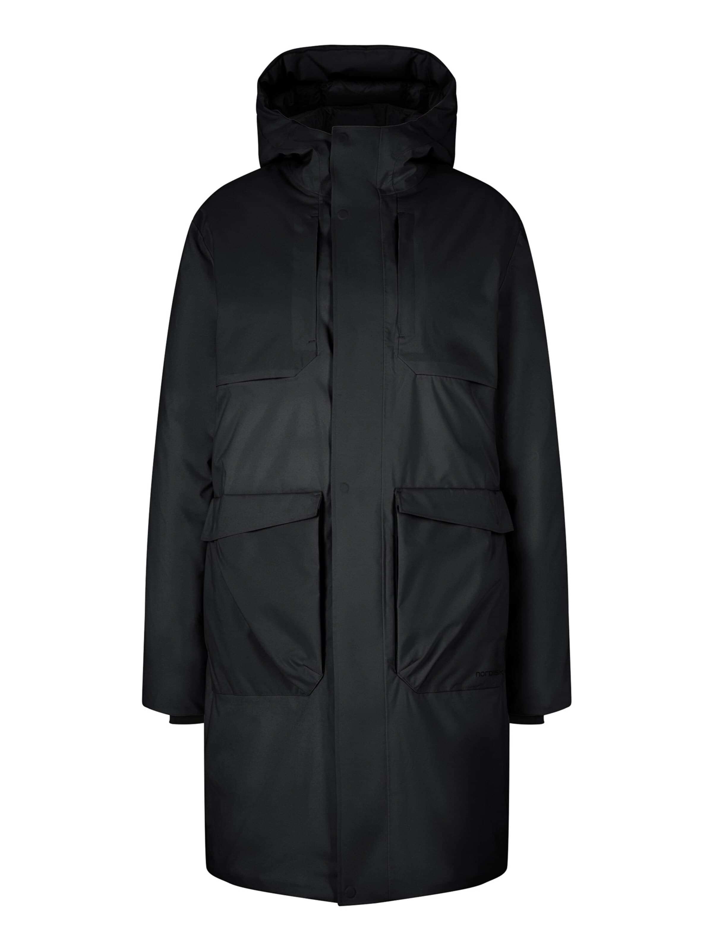 NORDISK Winter Parka 'Lumi' in Black: front
