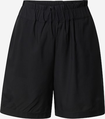 TOM TAILOR Loose fit Pleat-Front Pants in Black: front