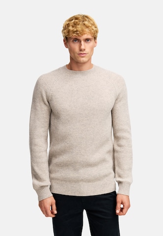 Kronstadt Pullover ' Dorsey ' in Beige: Vorderseite