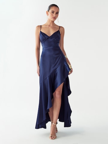 Robe de soirée 'Blanca' Willa en bleu : devant