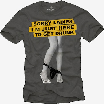 MAKAYA Shirt in Grey: front