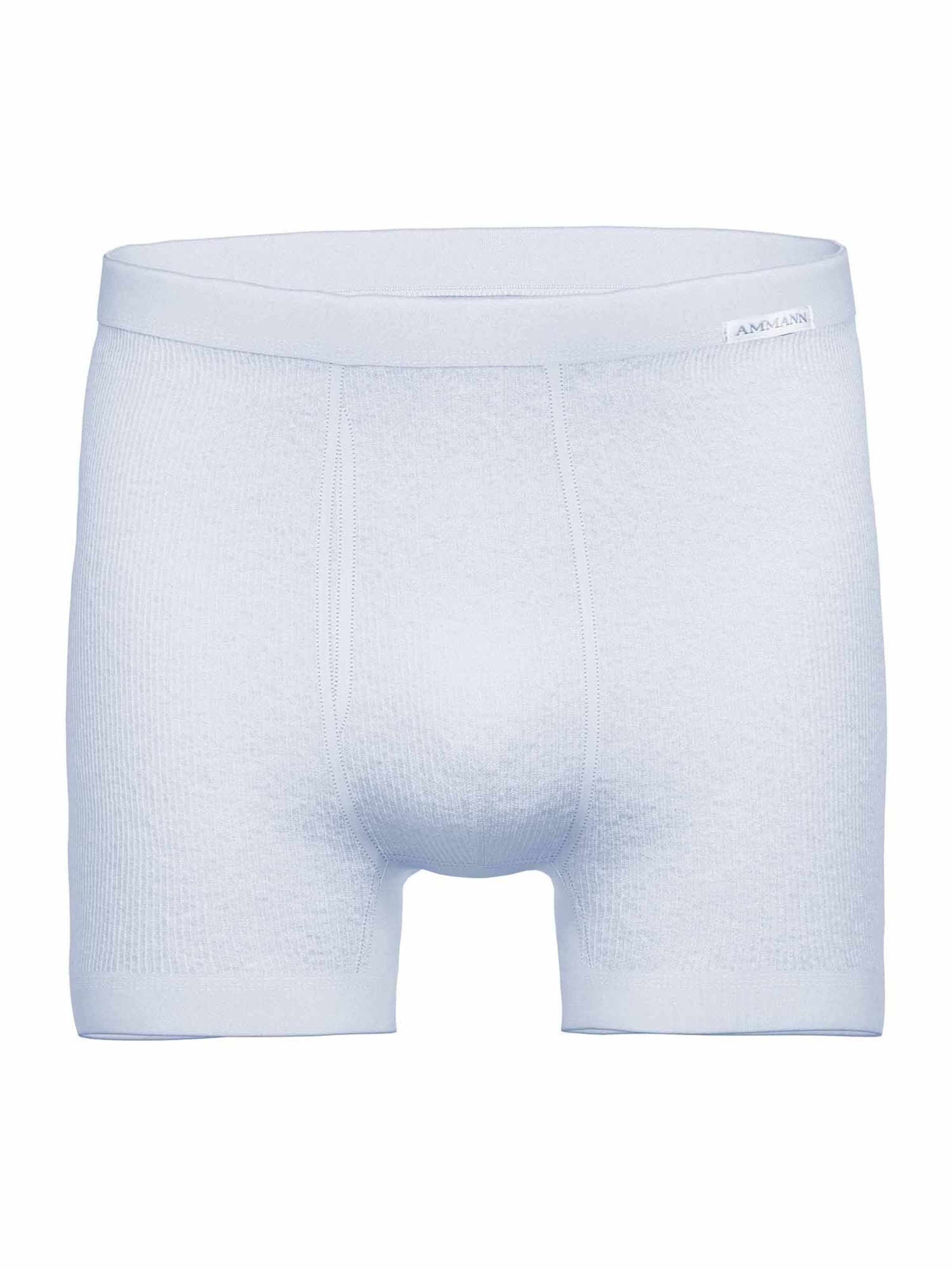 Boxers ' Premium Doppelripp ' Ammann en blanc