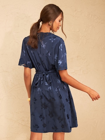 love & roses - Vestido en azul