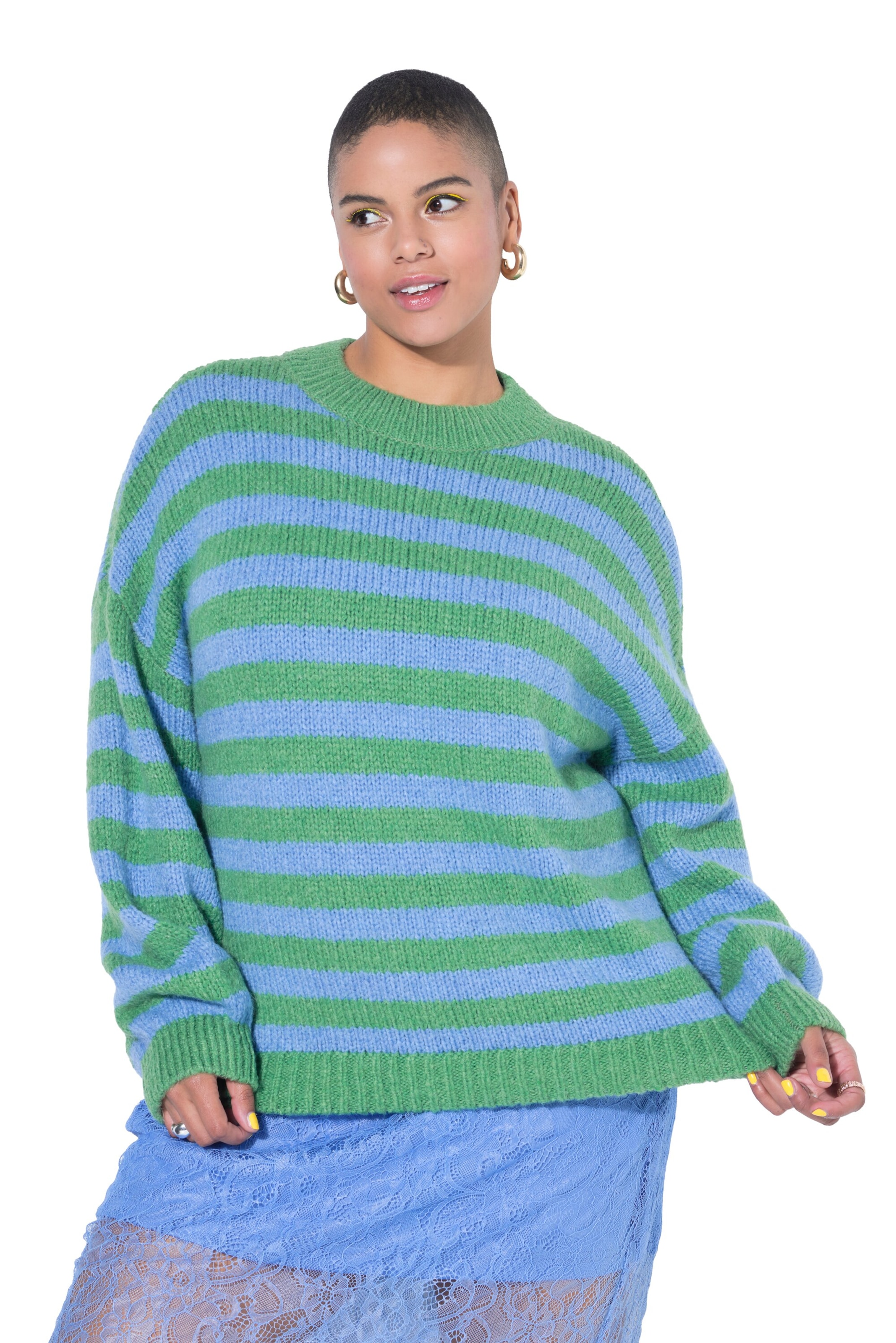 Studio Untold Trui in Groen: voorkant