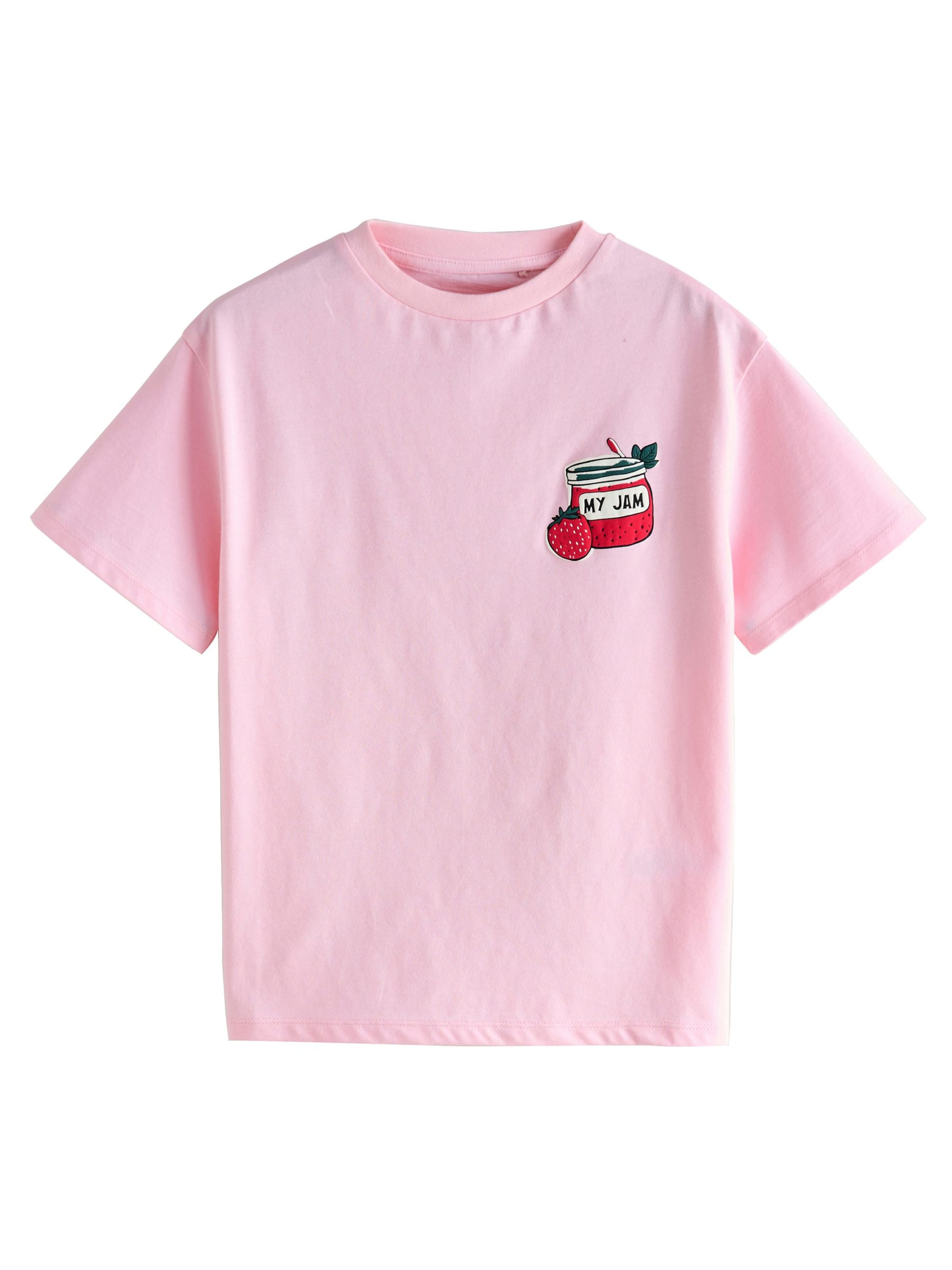 T-Shirt Next en rose : devant