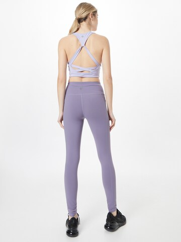 SKECHERS Skinny Sports trousers in Purple