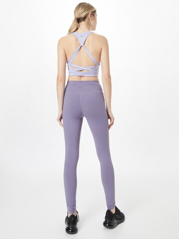 SKECHERS Skinny Workout Pants in Purple