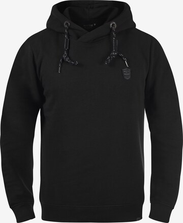 INDICODE JEANS Sweatshirt 'Barneys' in Zwart: voorkant