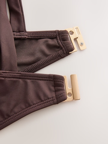 Top per bikini di Next in marrone