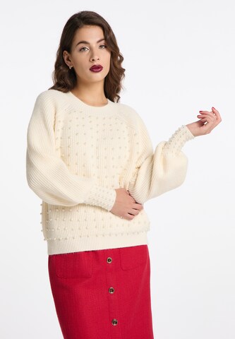 faina Sweater 'Tylin' in White: front