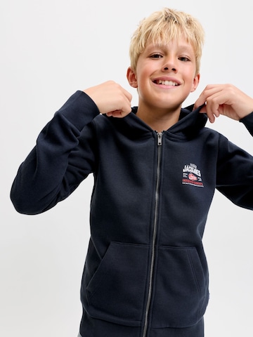 Giacca di felpa di Jack & Jones Junior in blu