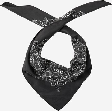 Foulard 'Cameo' di Liu Jo in nero: frontale