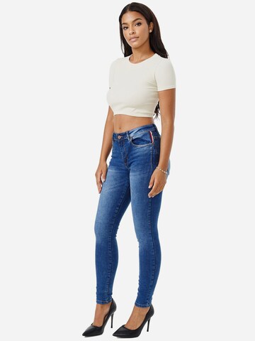 Tazzio Skinny Jeansy 'F108' w kolorze niebieski