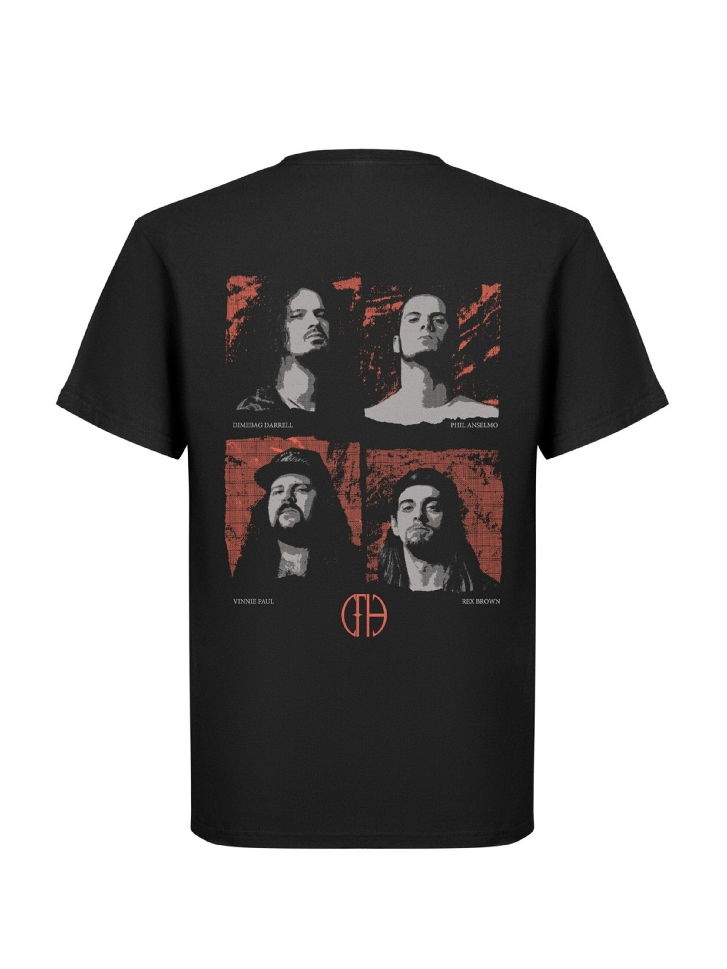 PANTERA Shirt 'Pantera Cemetery Gates' in Black