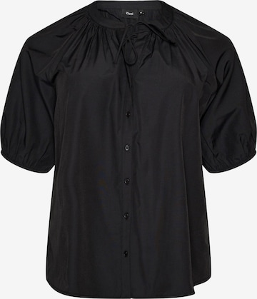 ZizziBluza 'MTRINE' - crna boja: prednji dio