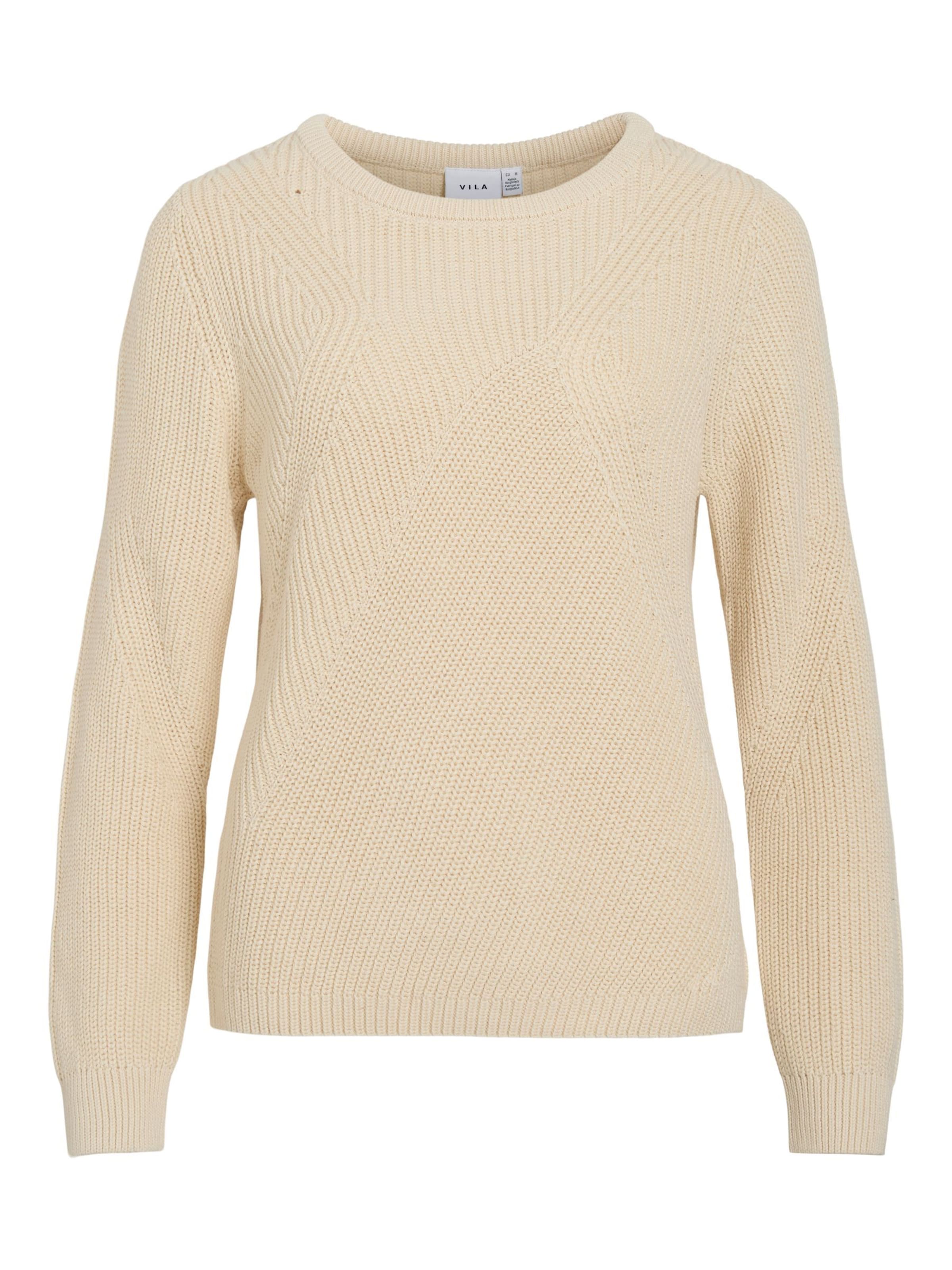 Pull-over 'VIChing' VILA en beige : devant