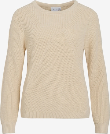 Pull-over 'VIChing' VILA en beige : devant