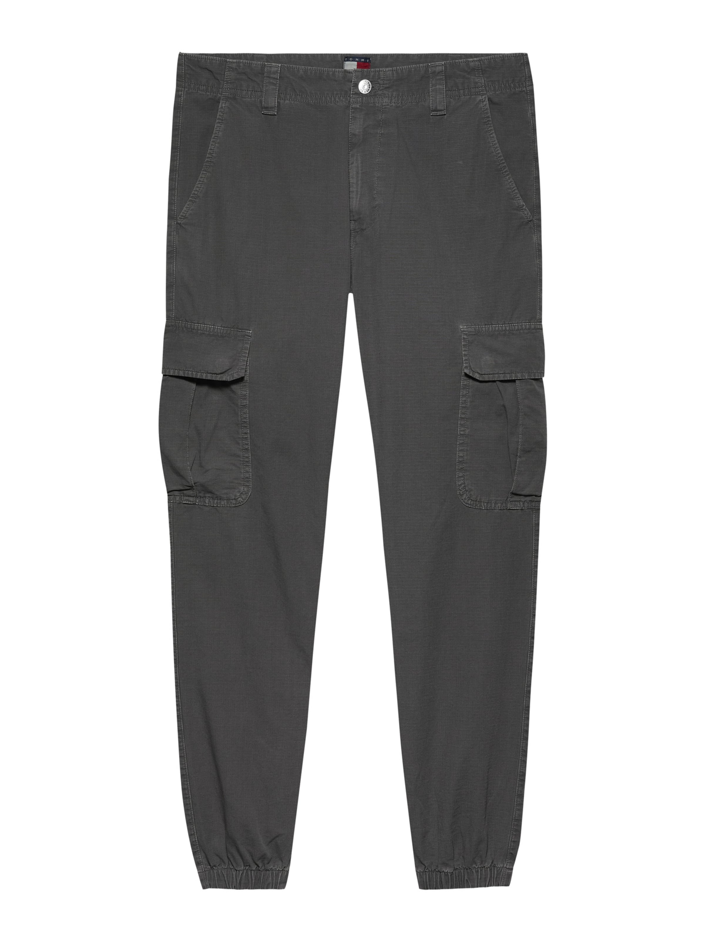 pelēks Tommy Jeans Kargo bikses 'RYAN': no priekšpuses
