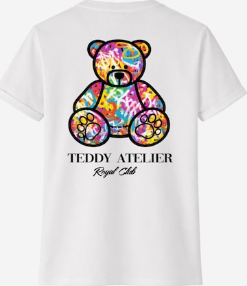 RMK Shirt 'Teddy Atelier' in Weiß: Vorderseite