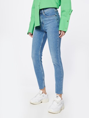 LEVI'S ® Skinny Jeans '721™ High Rise Skinny Split Hem' in Blau: predná strana