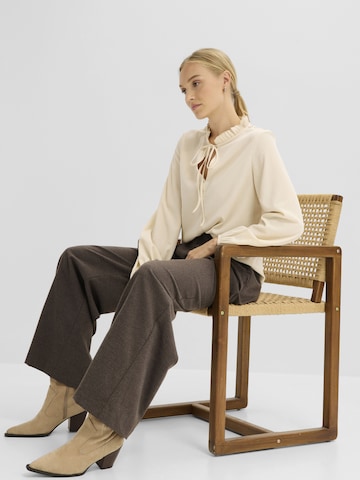 Wide leg Pantaloni di bonprix in marrone