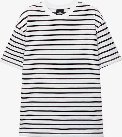 Pull&Bear Paita värissä tummanruskea / valkoinen, Tuotenäkymä