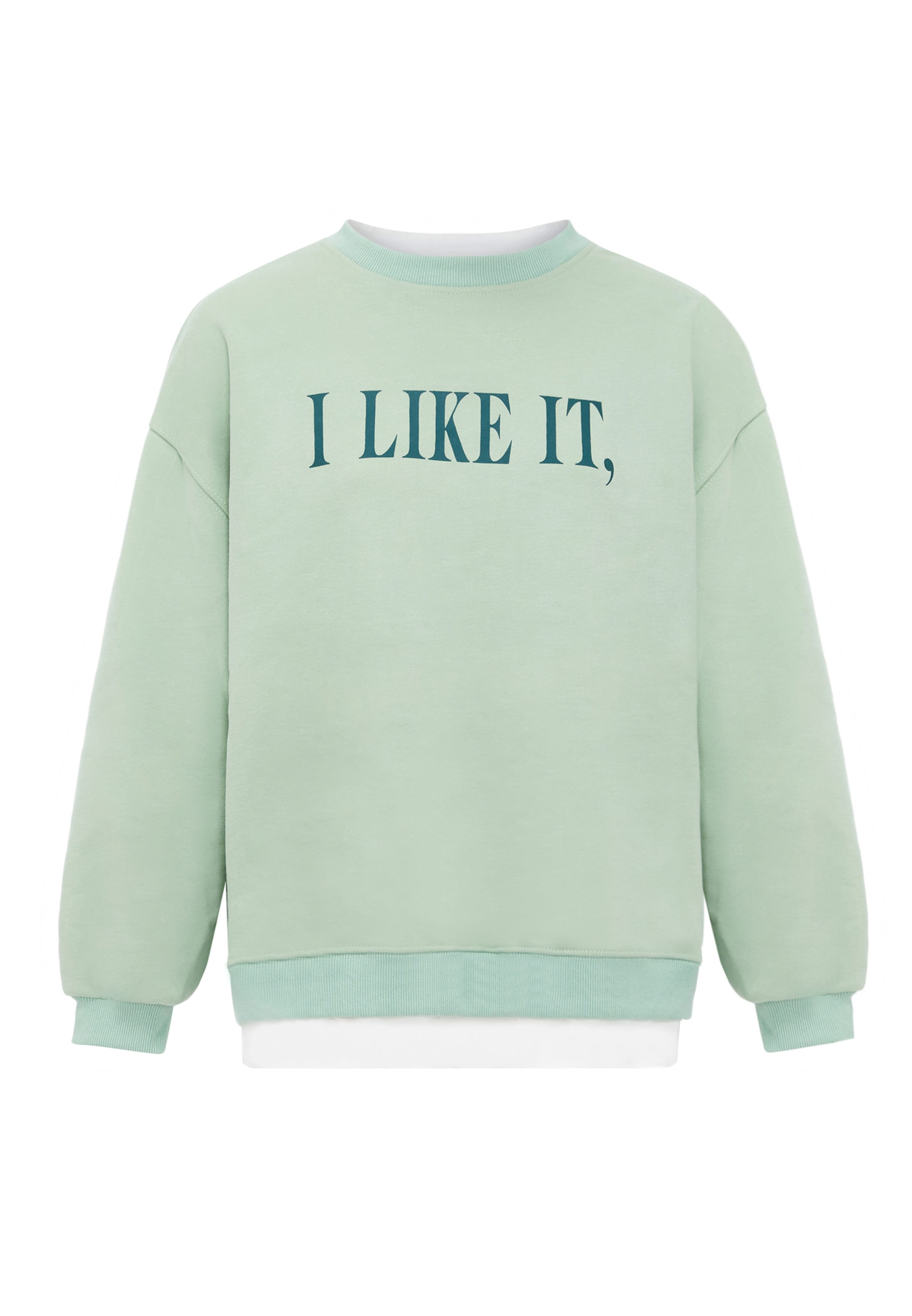 HOMEBASE Свитшот в Зеленый: спереди