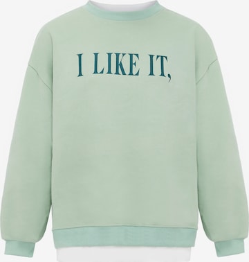 HOMEBASE Sweatshirt in Groen: voorkant