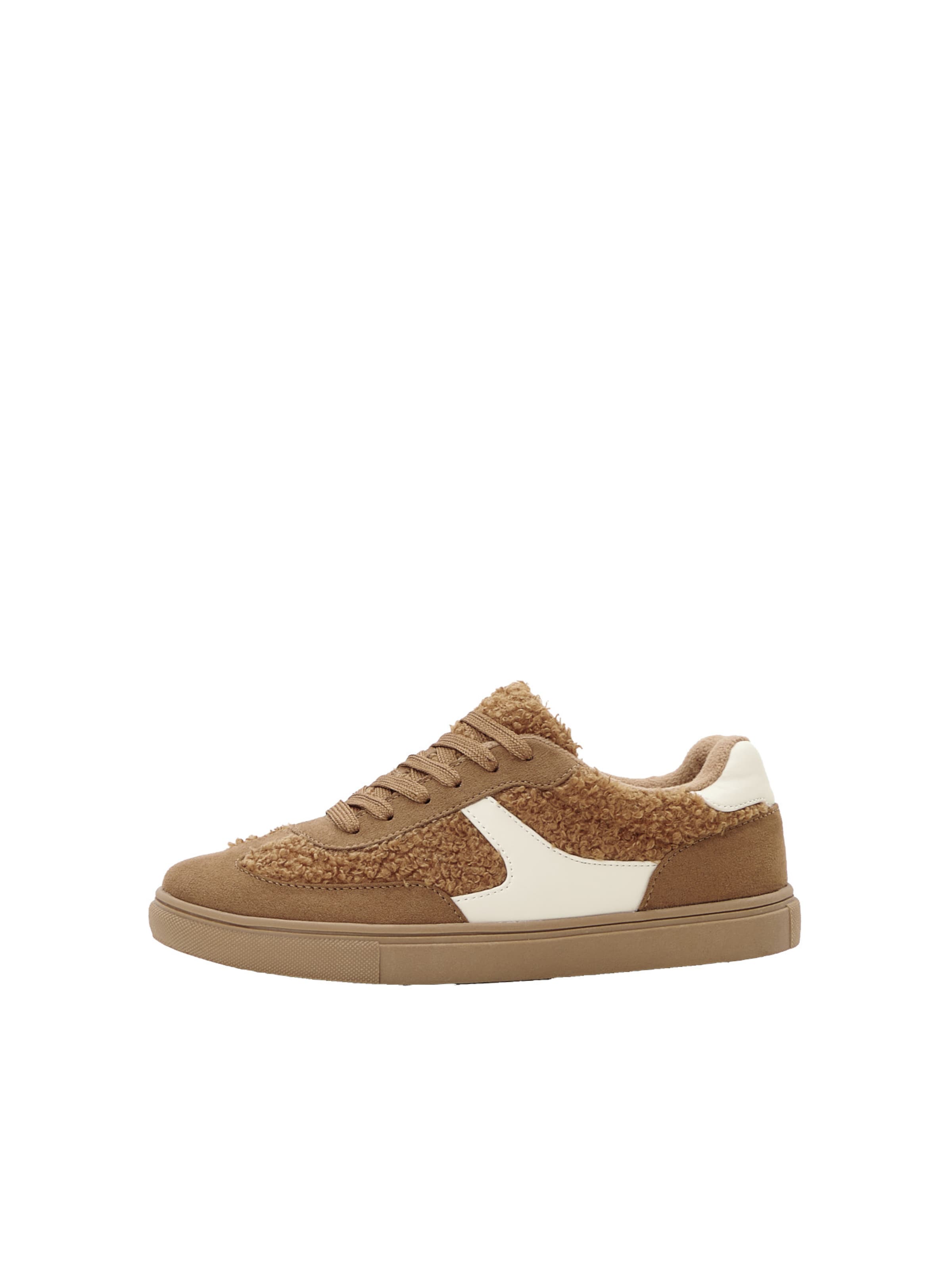 Sneaker bassa di bonprix in marrone: frontale