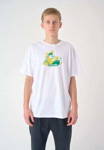 Cleptomanicx Shirt 'Dreamer' in White: front