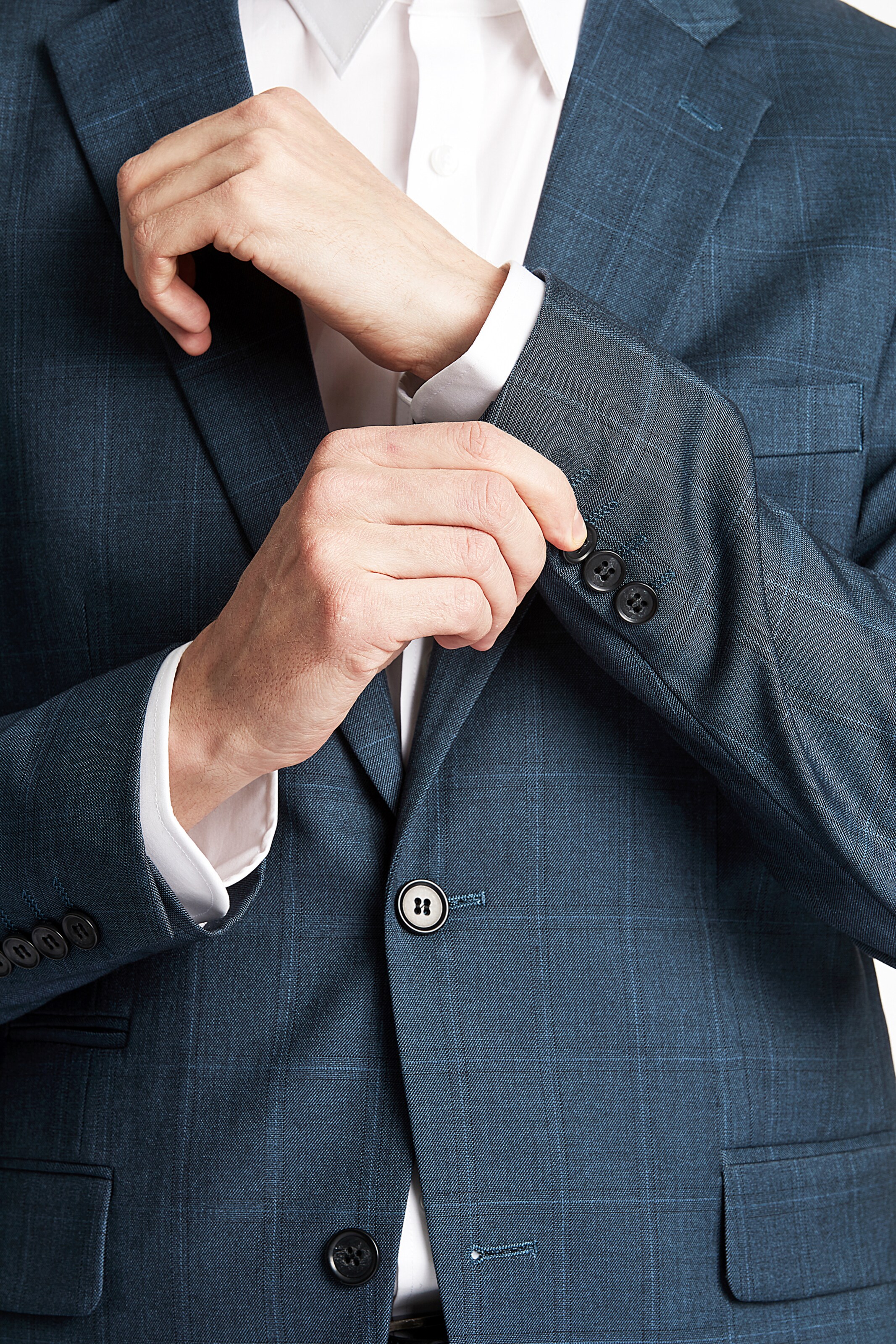 Lindbergh Slimfit Kostym i blå