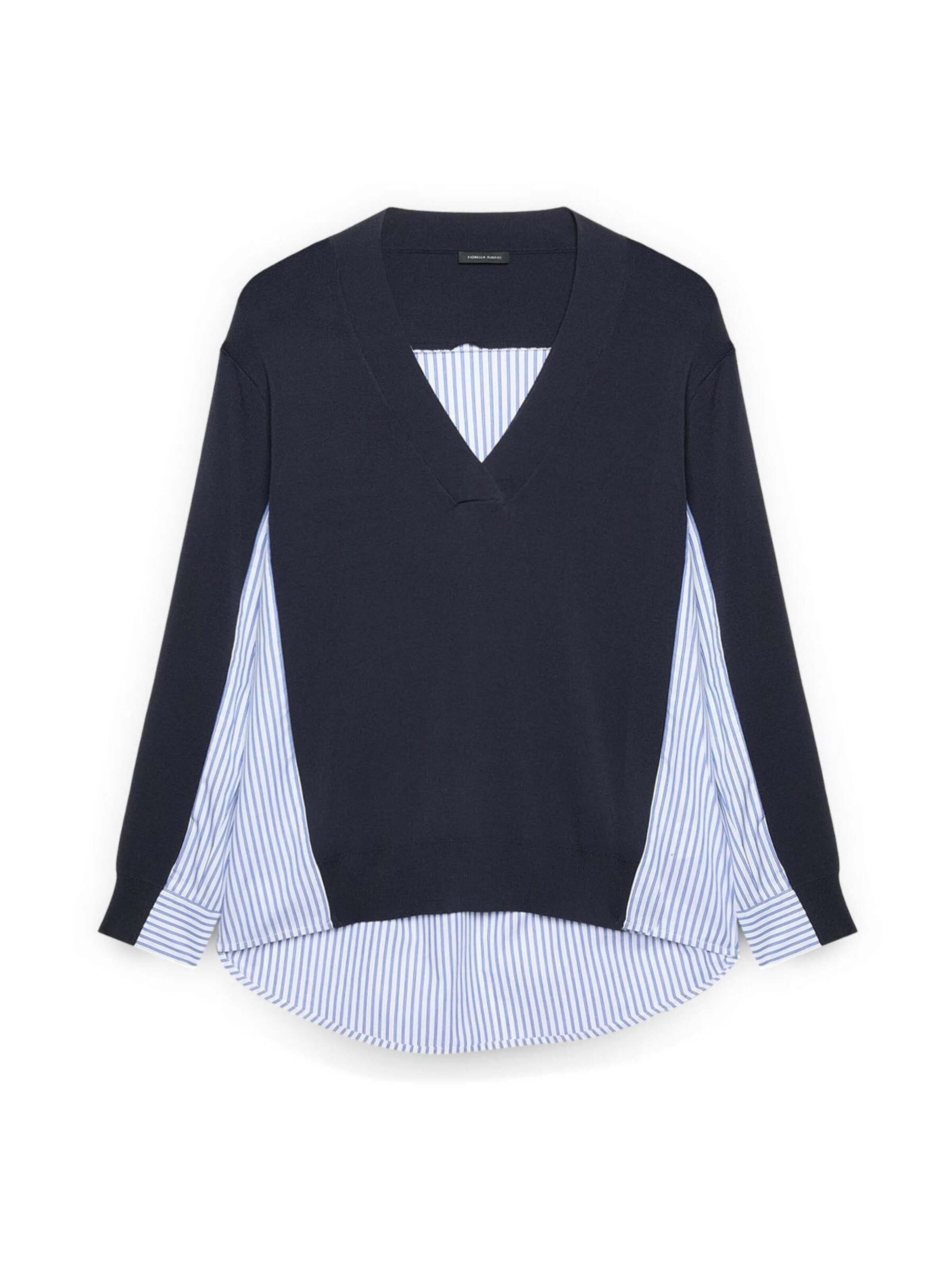 Pull-over Fiorella Rubino en bleu : devant