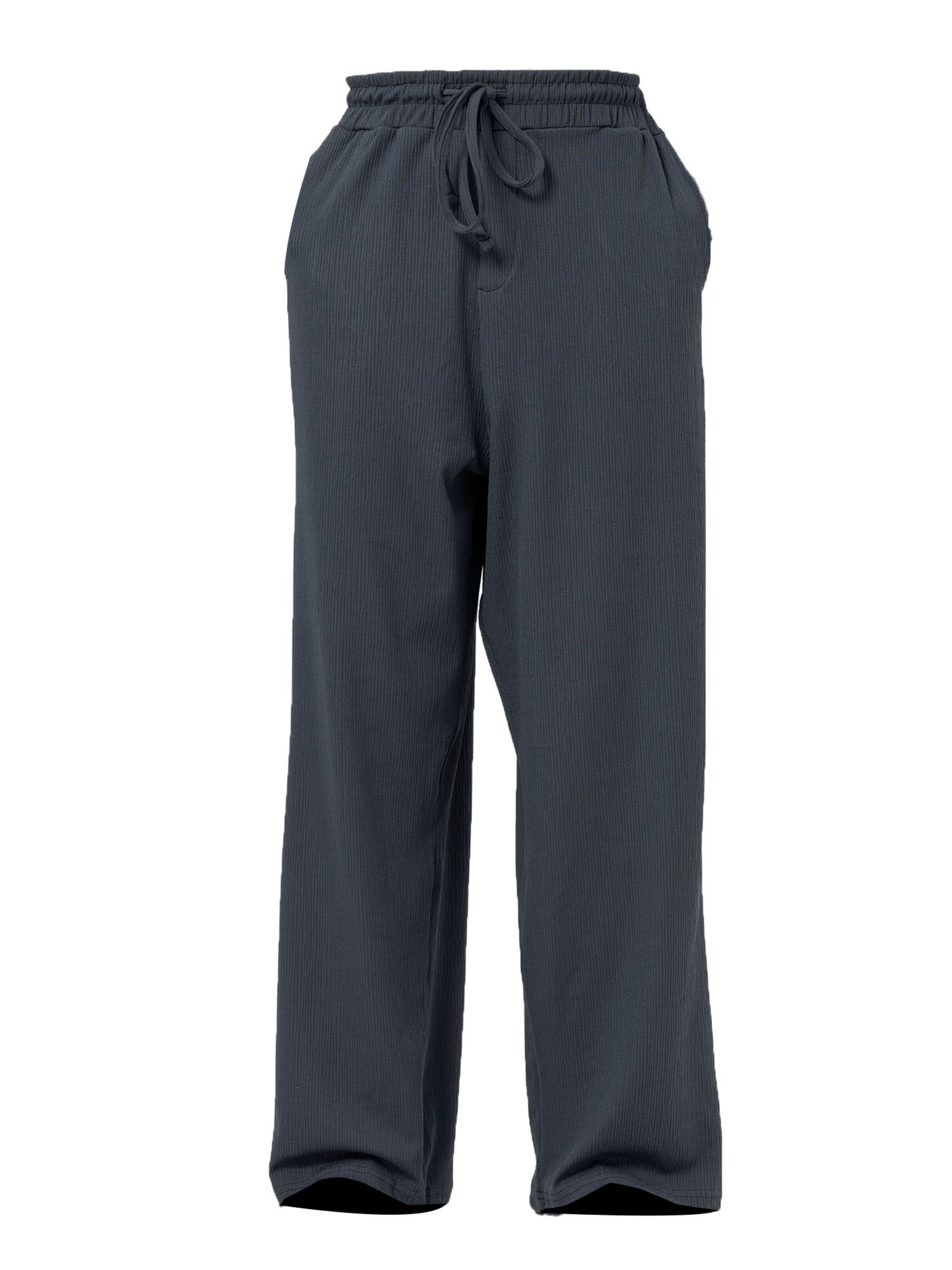 mėlyna VAMOS CLO Laisvas Kelnės: priekis