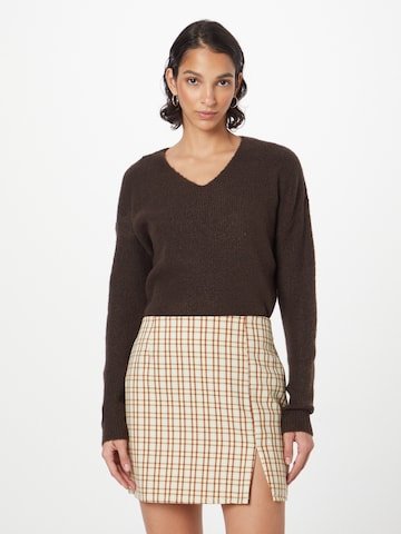 Pull-over 'Camilla' ONLY en marron : devant