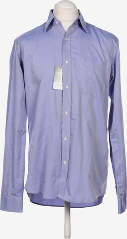 Esquire Button Up Shirt in L in Purple: front