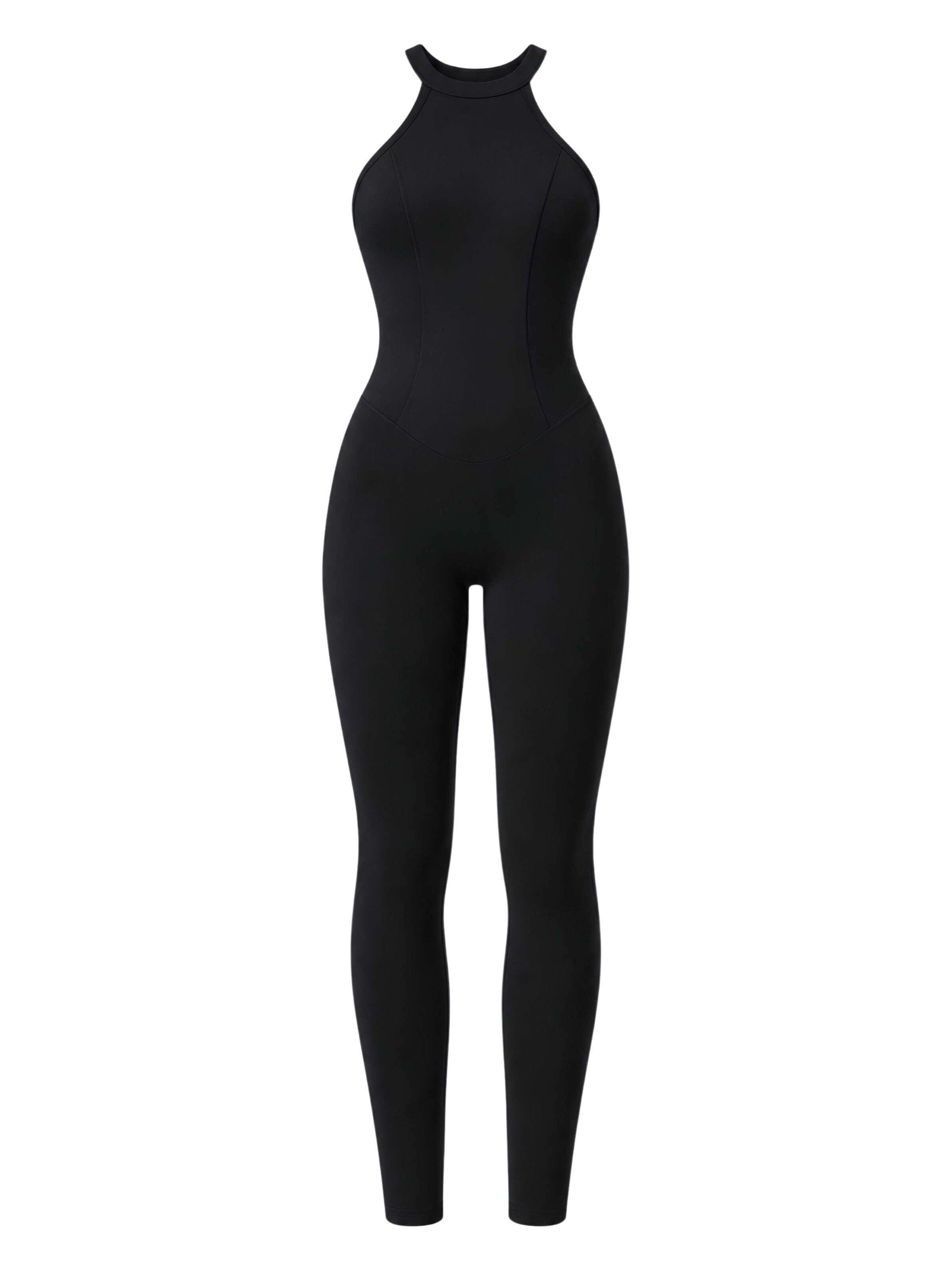 FemmeTone Jumpsuit 'Emiliana'‌‌‌‌‌ in Schwarz: Vorderseite
