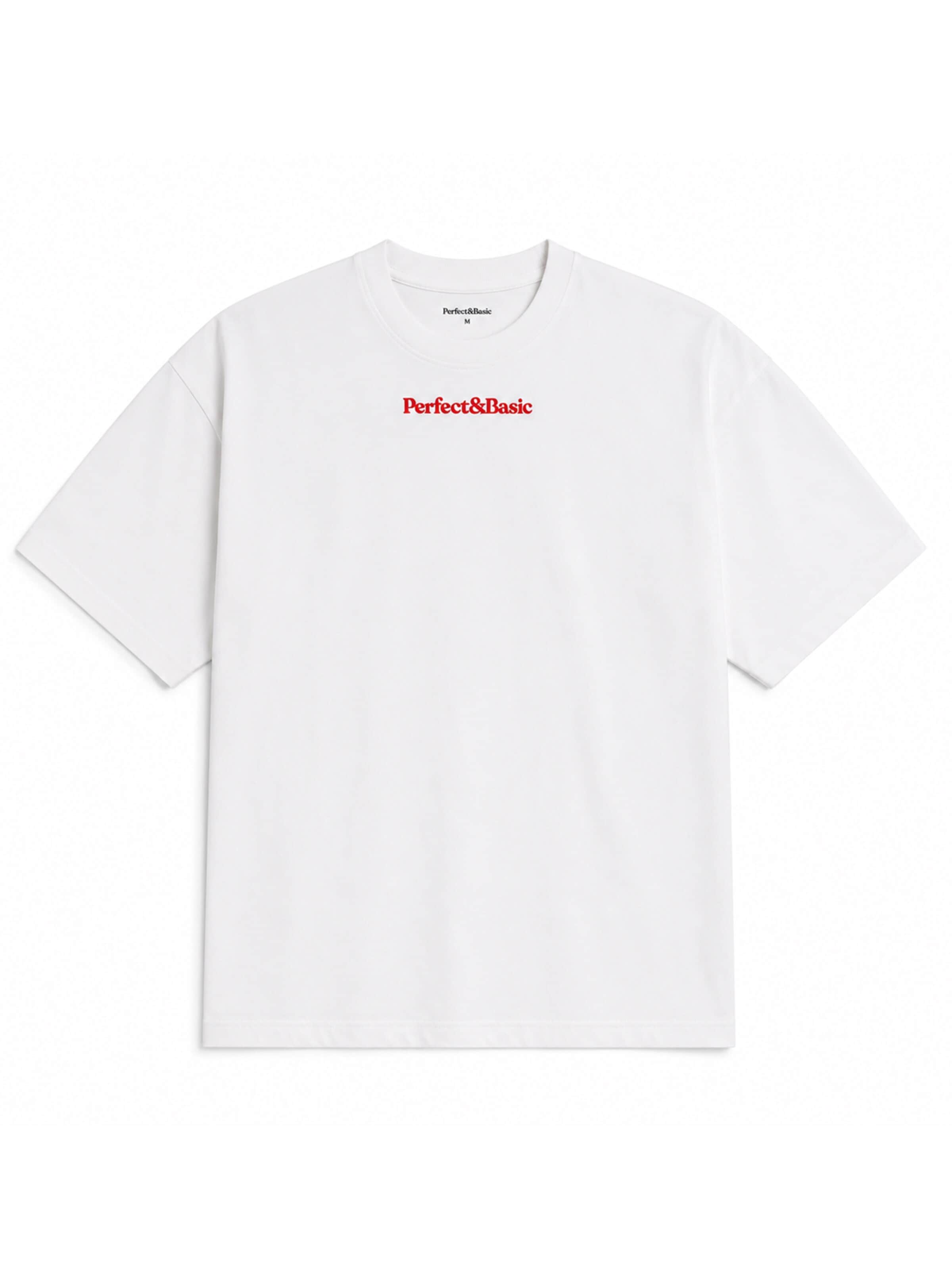 Perfect&Basic - Camiseta en blanco: frente