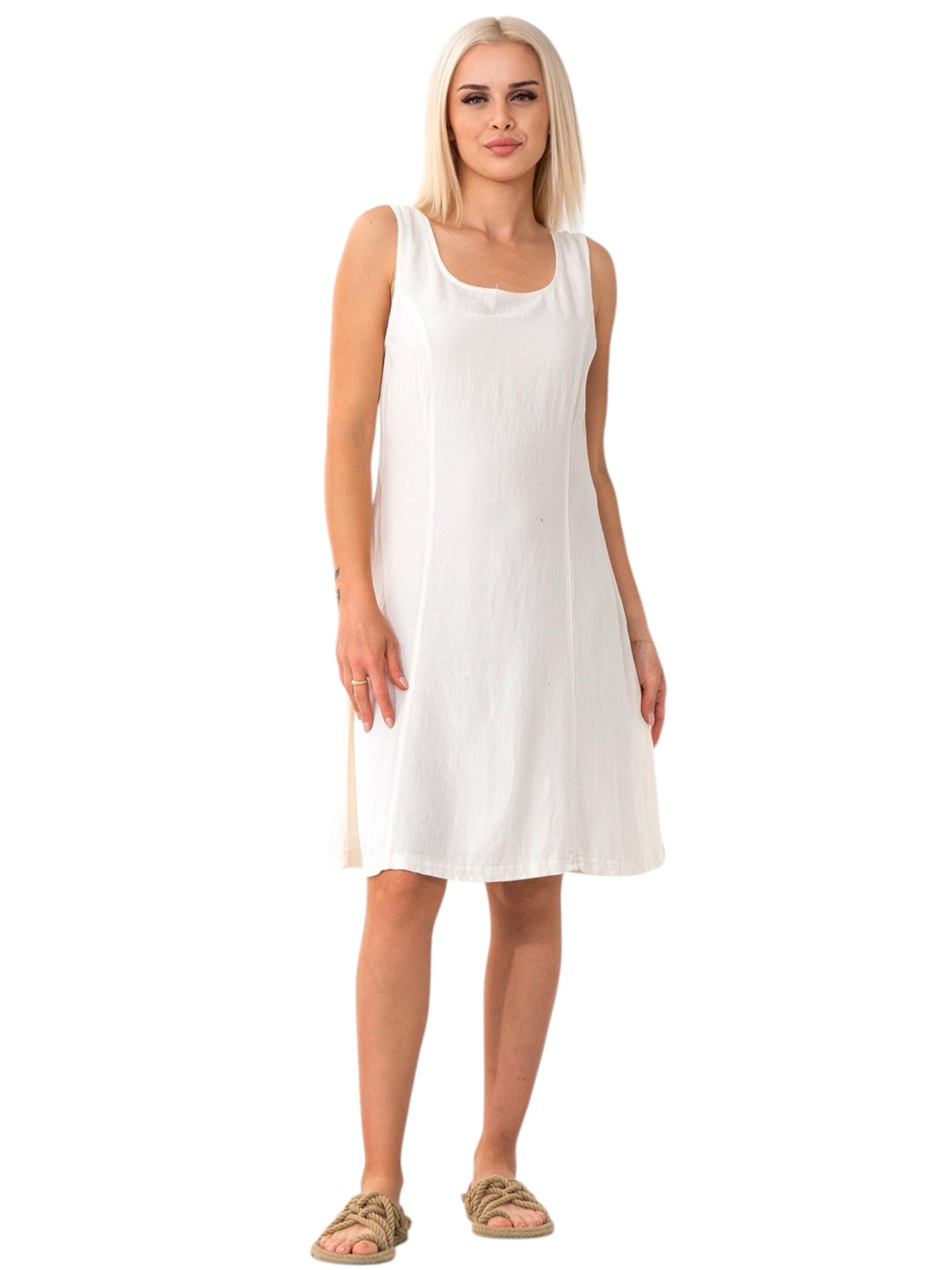 Robe d’été 'AMIRA' WENOR en blanc