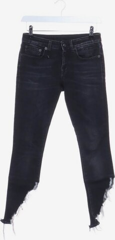 R13 Jeans in 24 in Grey: front