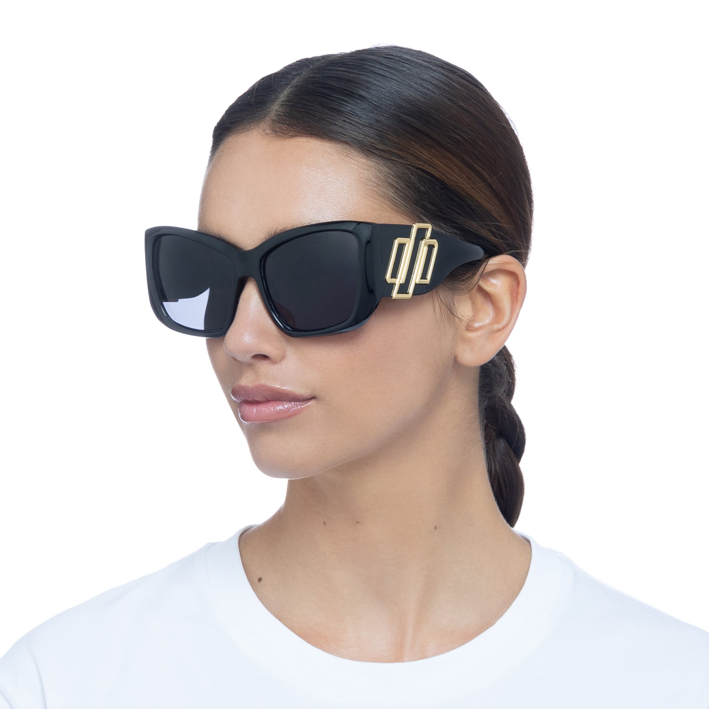 LE SPECS - Óculos de sol 'Primal Instinct' em preto