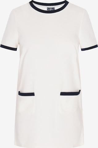 DreiMaster Maritim Šaty - Biela: predná strana