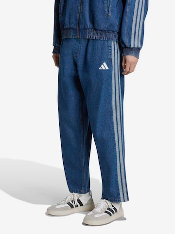 mėlyna ADIDAS SPORTSWEAR Laisvas Sportinės kelnės 'STA': priekis