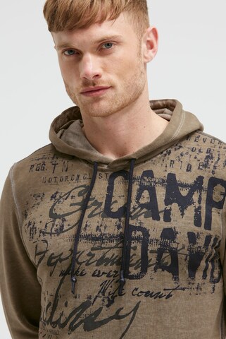 CAMP DAVID Sweatshirt in Beige: front
