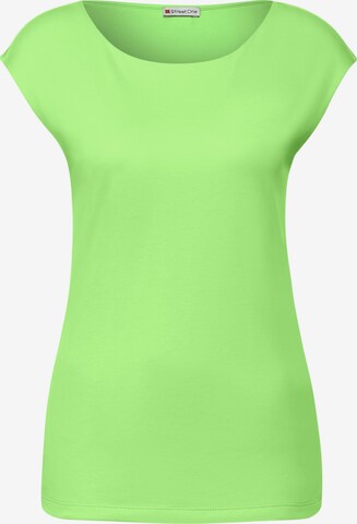 zaļš STREET ONE T-Krekls: no priekšpuses
