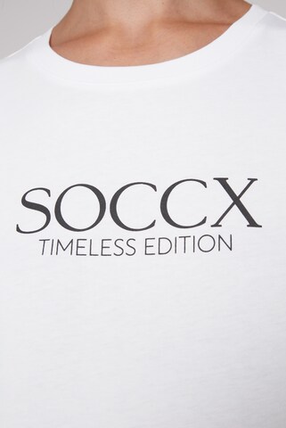 Soccx Μπλουζάκι σε λευκό