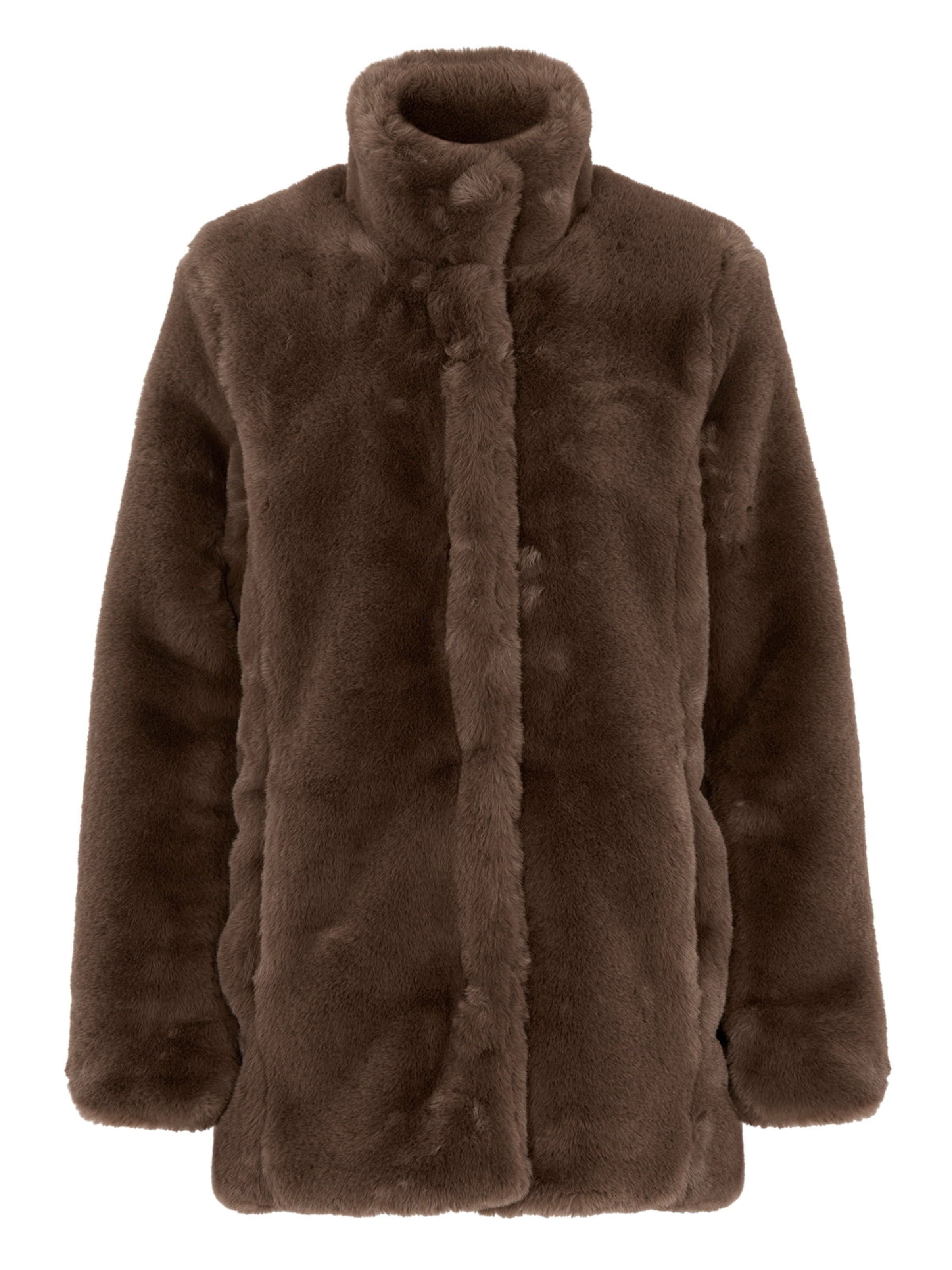 Cellbes of Sweden Wintermantel in Bruin: voorkant