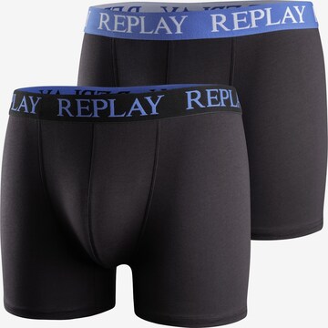 REPLAY Boxershorts in Zwart: voorkant