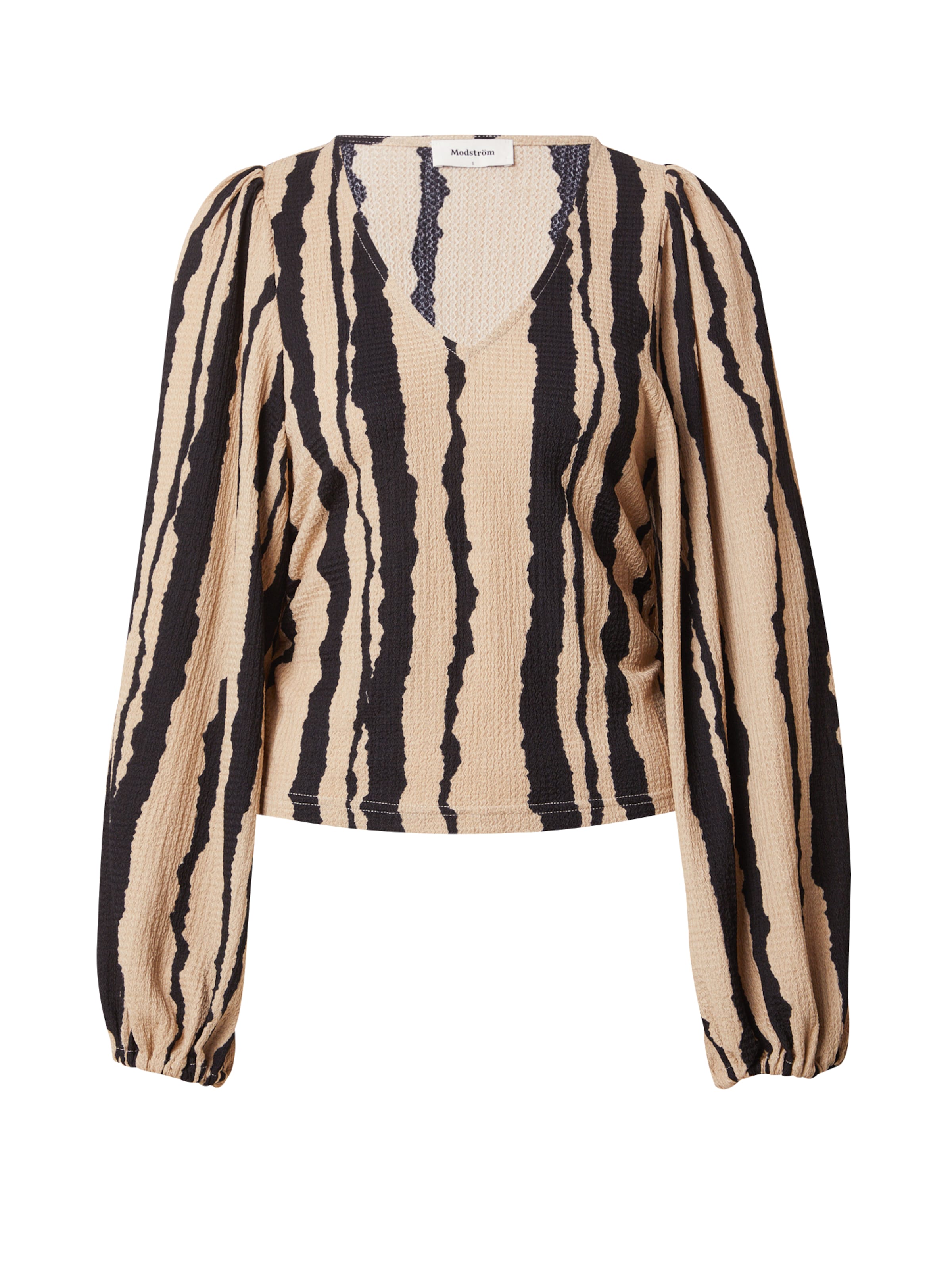 modström Bluse 'Harland' in Beige: Vorderseite