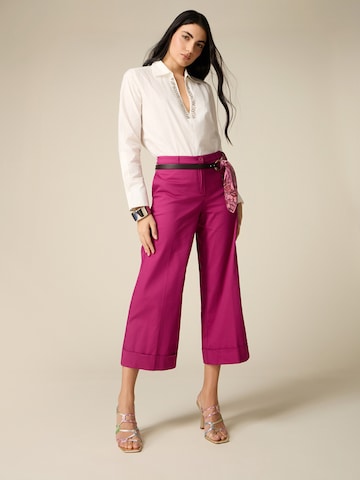 Baggy Pantalon oltre en violet : devant